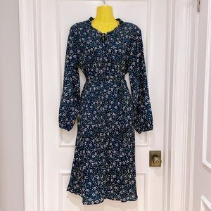 NWT** Floral Pleated Dress